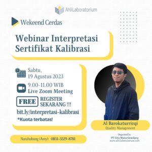 webinar interpretasi sertifikat kalibrasi