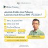 Analisis Risiko dan Peluang Laboratorium Sesuai ISO 17025:2017 (Ecourse)