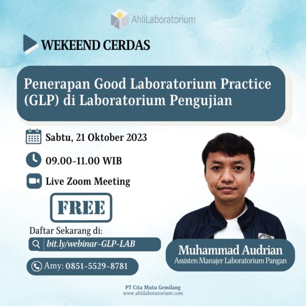 pelatihan penerapan good laboratory practice di laboratorium pengujian