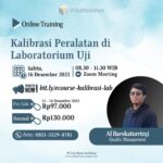 pelatihan kalibrasi peralatan di laboratorium uji