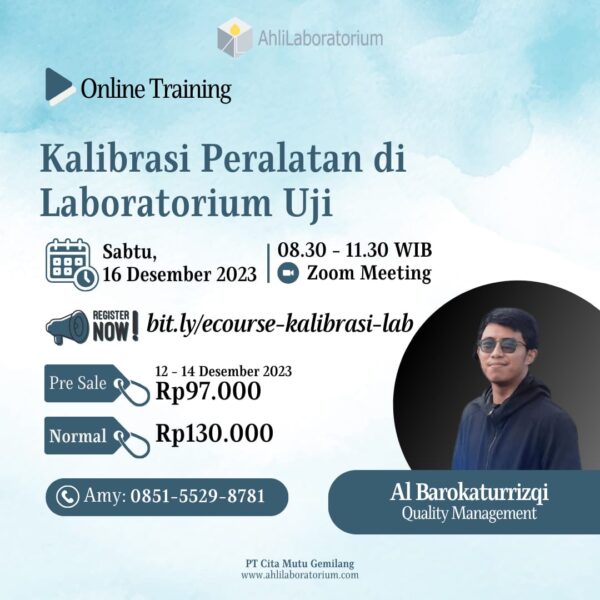 pelatihan kalibrasi peralatan di laboratorium uji