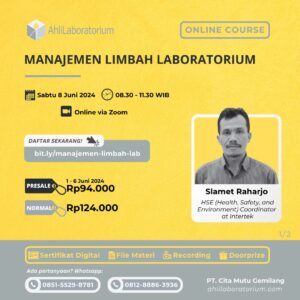 Pelatihan Manajemen Limbah Laboratorium