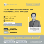 Teknik Pengambilan Sampel Air Berdasarkan SNI 8995:2021