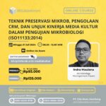 Pelatihan Teknik Preservasi Mikrob, Pengolaan CRM, dan Unjuk Kinerja Media Kultur Mikrobiologi