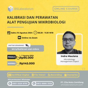 Kalibrasi dan Perawatan Alat Pengujian Mikrobiologi