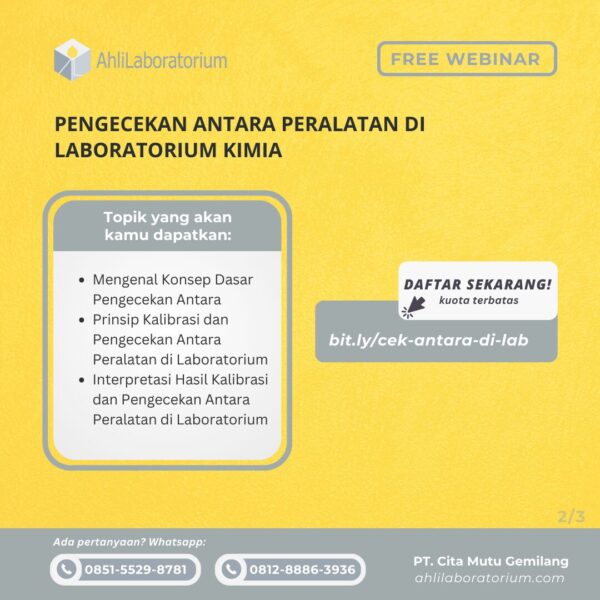Pengecekan Antara Peralatan di Laboratorium Uji (Webinar) - Gambar 2