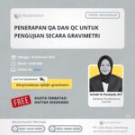 Penerapan QA dan QC untuk pengujian secara gravimetri