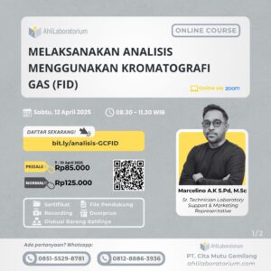 250412 Melaksanakan Analisis Menggunakan Kromatografi Gas (FID)