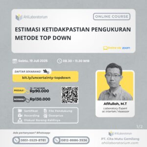 Estimasi Ketidakpastian Pengukuran Metode Top Down
