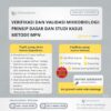 Pelatihan Verifikasi dan Validasi Metode Mikrobiologi dengan Perhitungan Template Excle dan Studi Kasus Metode MPN