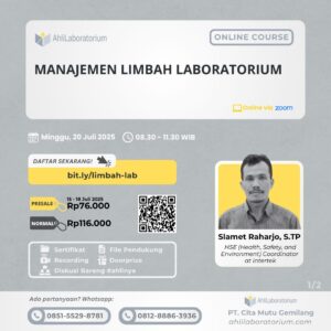 Manajemen Limbah Laboratorium (Online Course)