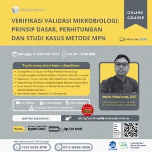 Pelatihan Verifikasi dan Validasi Metode Mikrobiologi Prinsip Dasar dan Studi Kasus Metode MPN