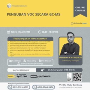 Pengujian VOC secara GC-MS (Online Course)
