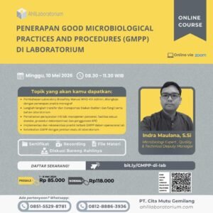 Penerapan Good Microbiological Practices and Procedures (GMPP) di Laboratorium (Online Course)