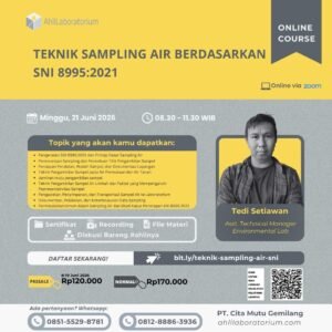 Teknik Sampling Air Berdasarkan SNI 8995:2021 (Online Course)